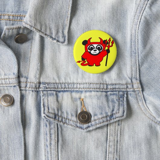 Panda - Devil - Button (In situ)