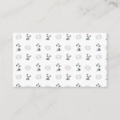 Panda Diaper Raffle Kaart Tickets voor Baby shower (Achterkant)