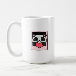 Panda die liefde geeft koffiemok