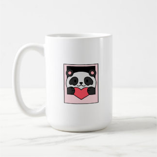 Panda die liefde geeft koffiemok
