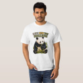 Panda Dieet Uitdaging Vaderdag T-shirt (Voorkant volledig)