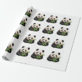 panda dier cutepanda zoet cadeaupapier (Uitgerold)