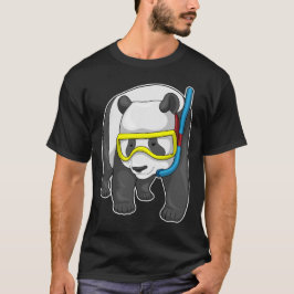 Panda Diver Snorkel T-shirt