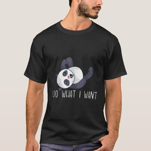 Panda doe ik graag t-shirt (Voorkant)