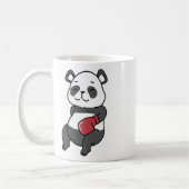 Panda doet aan boksen koffiemok (Links)