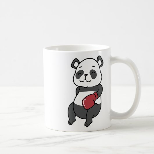Panda doet aan boksen koffiemok (Rechts)