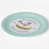 Panda Donut Bake Shop Papieren Bordje (Gekanteld)