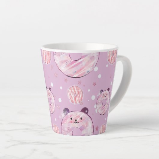 Panda Donut Latte Mok (Rechterhoek)