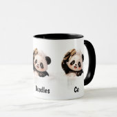 Panda Doodles Co winkel koffiemok Mok (Voorkant rechts)