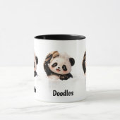 Panda Doodles Co winkel koffiemok Mok (Midden)