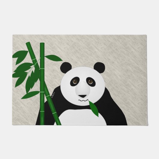 Panda door Mat (Voorkant)