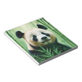 Panda Double Exposure Dierlijke Natuur Wilderness Notitieblok (Schuin)