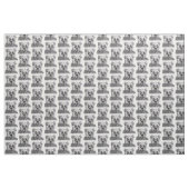 Panda Drawing Pima Katoen (54" breedte) Stof (Yard (91,4 cm))