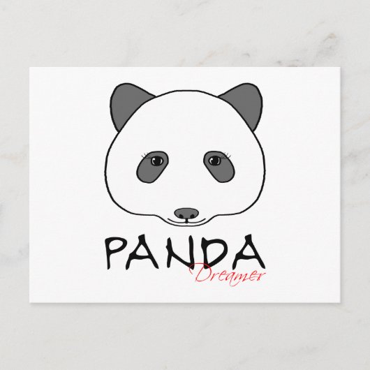 Panda Dreamweaver Briefkaart (Voorkant)