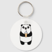 Panda Drink Bubble Tea Sleutelhanger (Voorkant)
