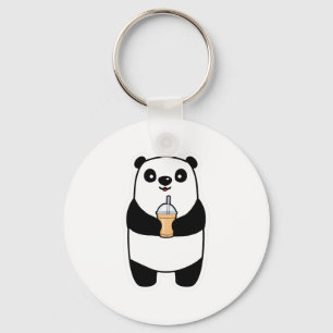 Panda Drink Bubble Tea Sleutelhanger