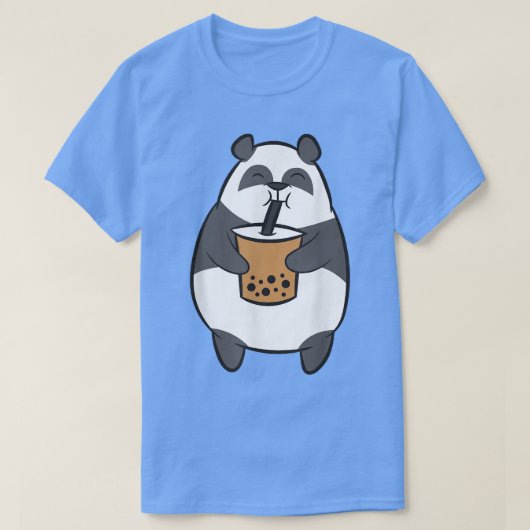 Panda Drink het Beer van Bubble Tea Kawaii Panda m T-shirt (Design voorkant)