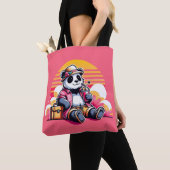 Panda Drink Juice Elegant Tote Bag (Dichtbij)