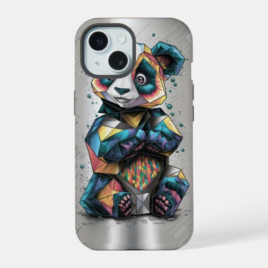 Panda Dromen: Overwin het Onmogelijke iPhone 15 Case (Achterkant)