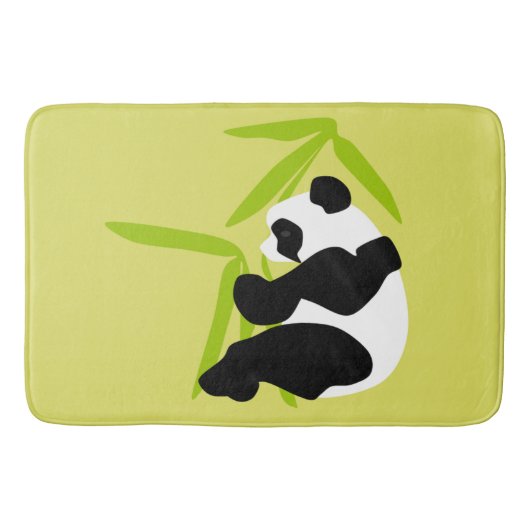 Panda Eating Bamboo Badmat (Voorkant)