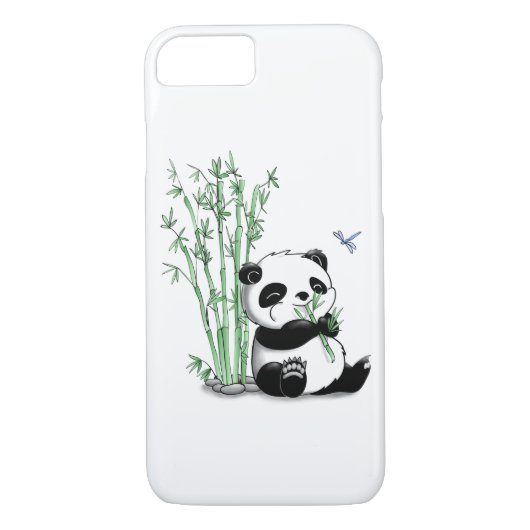 Panda Eating Bamboo Case-Mate iPhone Case (Achterkant)