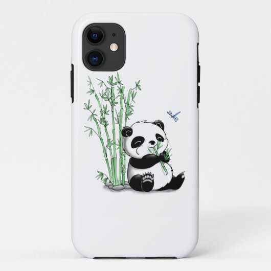 Panda Eating Bamboo Case-Mate iPhone Case (Achterkant)