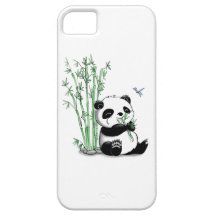Panda Eating Bamboo