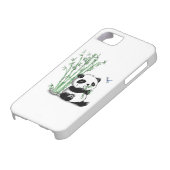 Panda Eating Bamboo Case-Mate iPhone Case (Onderkant)