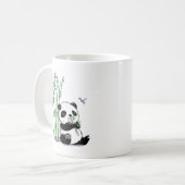 Panda Eating Bamboo Koffiemok (Voorkant links)