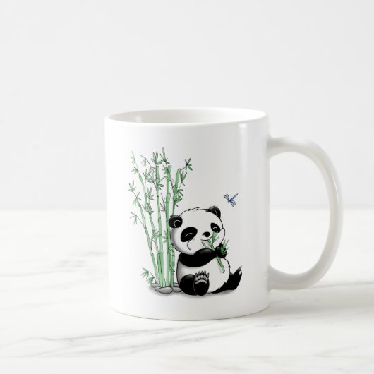 Panda Eating Bamboo Koffiemok (Rechts)