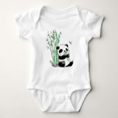 Panda Eating Bamboo Romper (Voorkant)