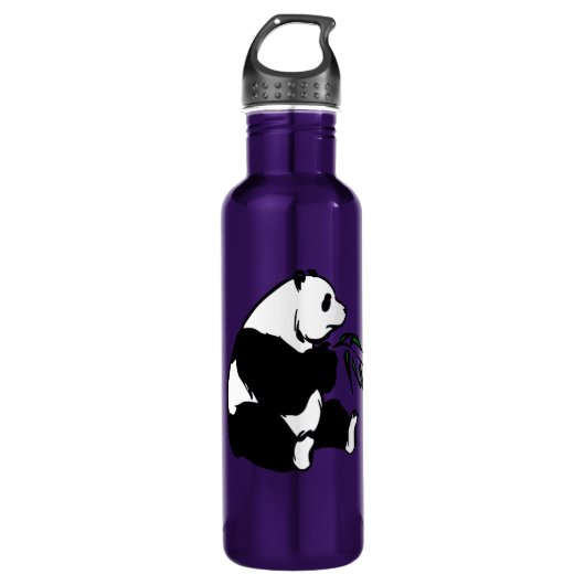 Panda Eating Bamboo Waterfles (Voorkant)