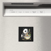 Panda Eating Funny Ramen Noodles Magneet (Insitu (Vaatwasser))