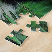 Panda Eating Leaves Legpuzzel (Zijkant)