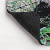 Panda Eating Leaves Muismat (Hoek)