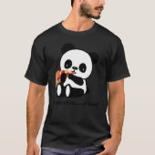 PANDA EATING PIZZA - schattig T-shirt (Voorkant)