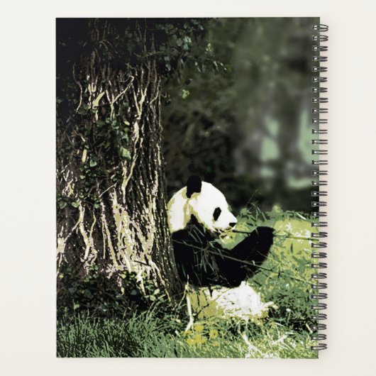 Panda Eats Bamboo Planner (Achterkant)
