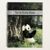 Panda Eats Bamboo Planner (Voorkant)