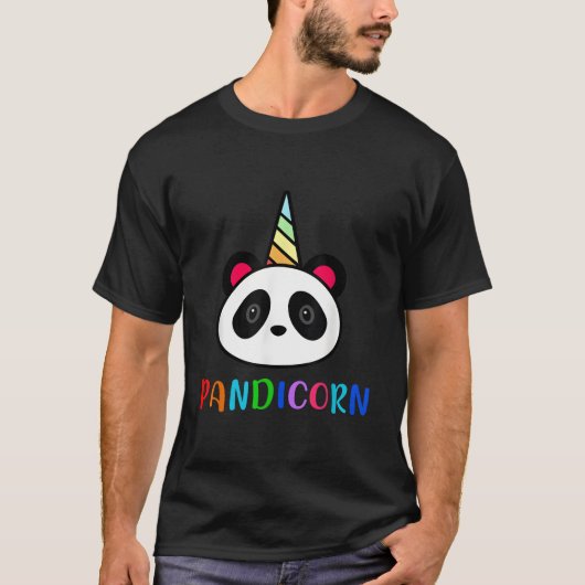 Panda Eenhoring Pandicorn T-shirt (Voorkant)