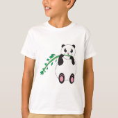 Panda Eet Bamboe Sweatshirt (Voorkant)