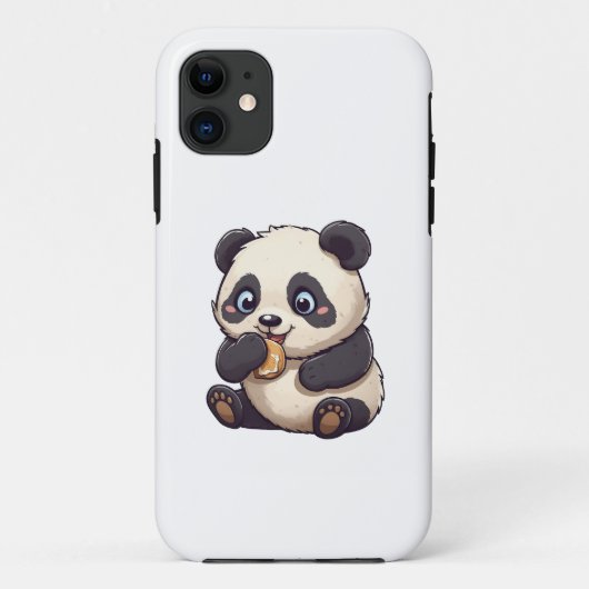 Panda eet een koekje Case-Mate iPhone case (Achterkant)