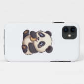 Panda eet een koekje Case-Mate iPhone case (Achterkant (horizontaal))