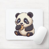 Panda eet een koekje muismat (Met muis)