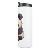 Panda eet een koekje thermosbeker (Geroteerd rechts)