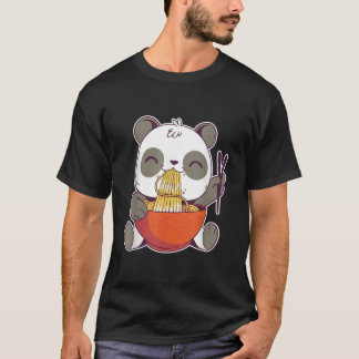 Panda Eet Ra Anime T-shirt