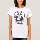 panda eetnoedels t-shirt (Voorkant)
