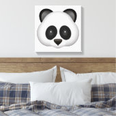 Panda - Emoji Canvas Afdruk (Insitu (Slaapkamer))