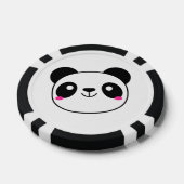 Panda Emoji Poker Chip (Enkel)