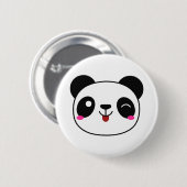 Panda Emoji Round Button (Voorkant /achterkant)