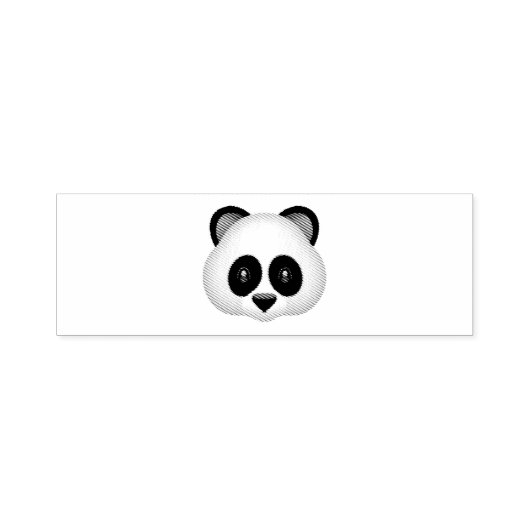 Panda - Emoji Zelfinktende Stempel (Design)